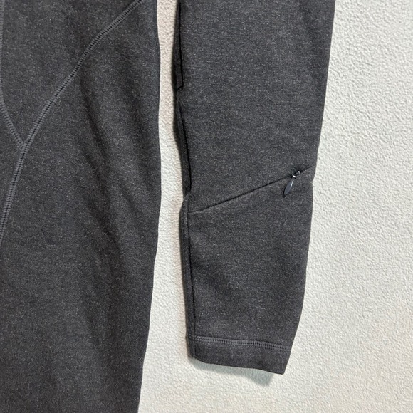Athleta athletic Dress Womens Small Gray Half Zip Mock Neck Long Sleeve Sporty - Picture 4 of 8